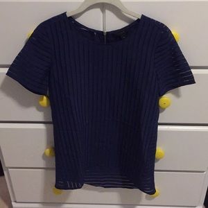 J. Crew zip-back tunic top!